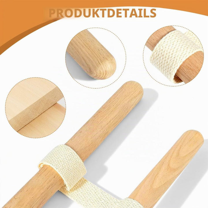 Dehngerät & Stretchinggerät 2-in-1, 2-in-1 Flexibilitäts- & Rückentrainer, Rückenstrecker mit Variab