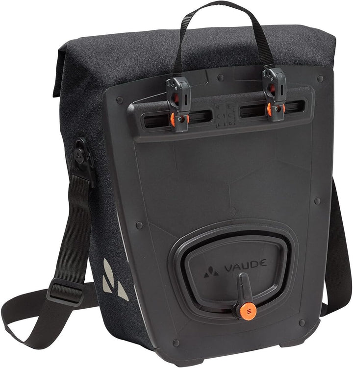 VAUDE ReCycle Commute Single - Fahrradtasche - 1 Hinterradtasche (20 Liter) - wasserdicht - Made in