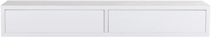 MODULARREDO | Domino, Wandregal mit Schublade, Nachttisch, Wandregal, 88,2 x 13,4 x 20 cm, Weiss – M
