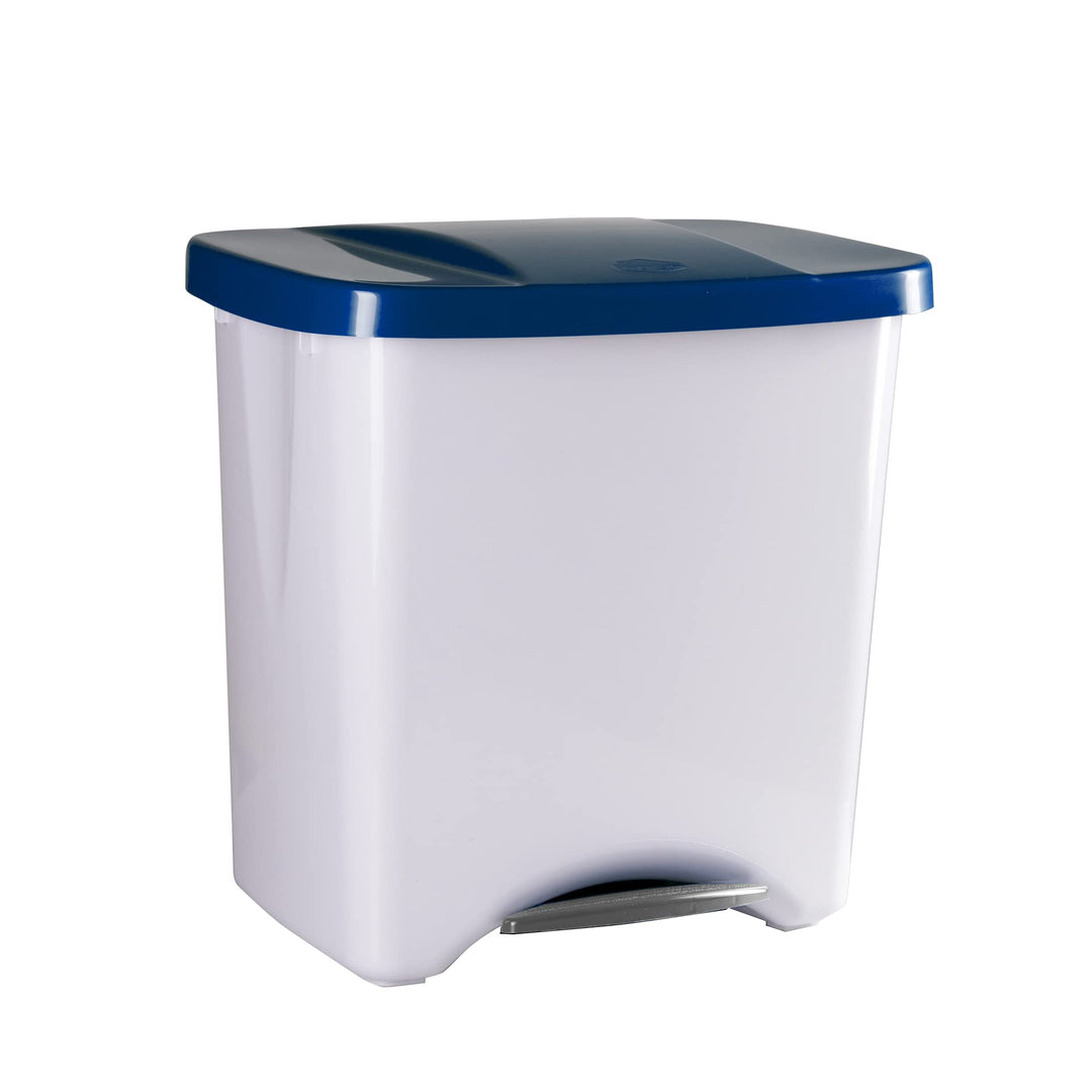 Denox Ecosystem Abfalleimer, 50 l Zentimeter Azul y gris claro Blau, Blau
