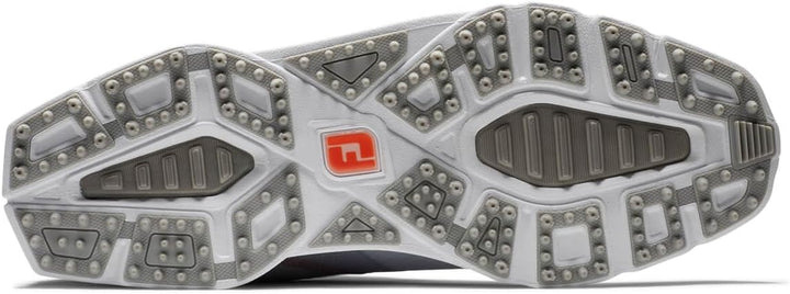 FootJoy Herren Pro|sl Sport Golfschuh 40.5 EU Weit Weiss Grau Orange, 40.5 EU Weit Weiß Grau Or