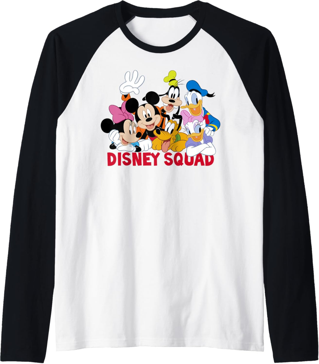 Disney Mickey And Friends Disney Squad Group Shot Raglan