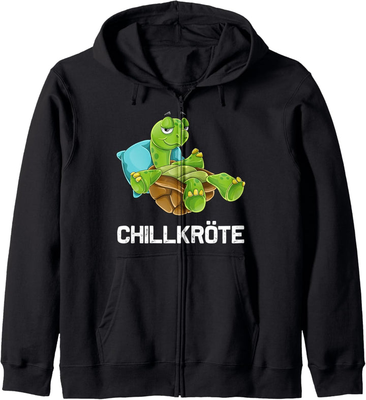 Chillkröte Spruch Schlafen Relax Chill Schildkröten Kapuzenjacke