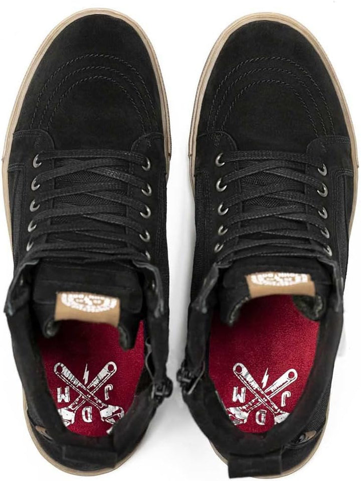 John Doe Neo Sneaker Damen Motorradschuhe - Wasserdicht - Leder - Schwarz 38 EU Schwarz Braun, 38 EU