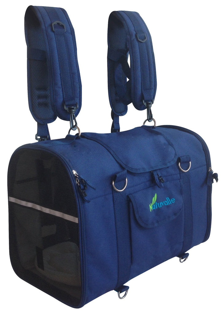 Stabiler 6-in-1 Haustiertransporter, Front/Brustträger, Schultertasche, Haustier-Handtasche, Autosit