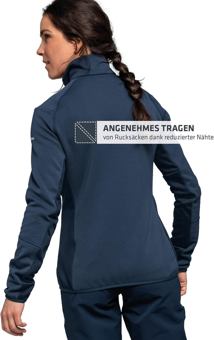 Schöffel Damen Lodron Fleece Jacke Fleecejacke Fleecepullover 34 navy blazer, 34 navy blazer