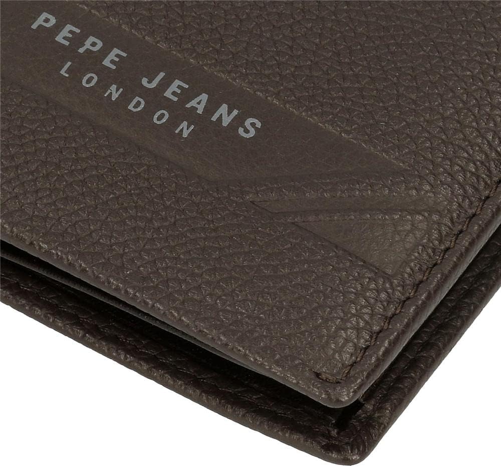 Pepe Jeans, braun, única, Geldtasche Braun Klicken Sie auf Geldbörse, Braun Klicken Sie auf Geldbörs