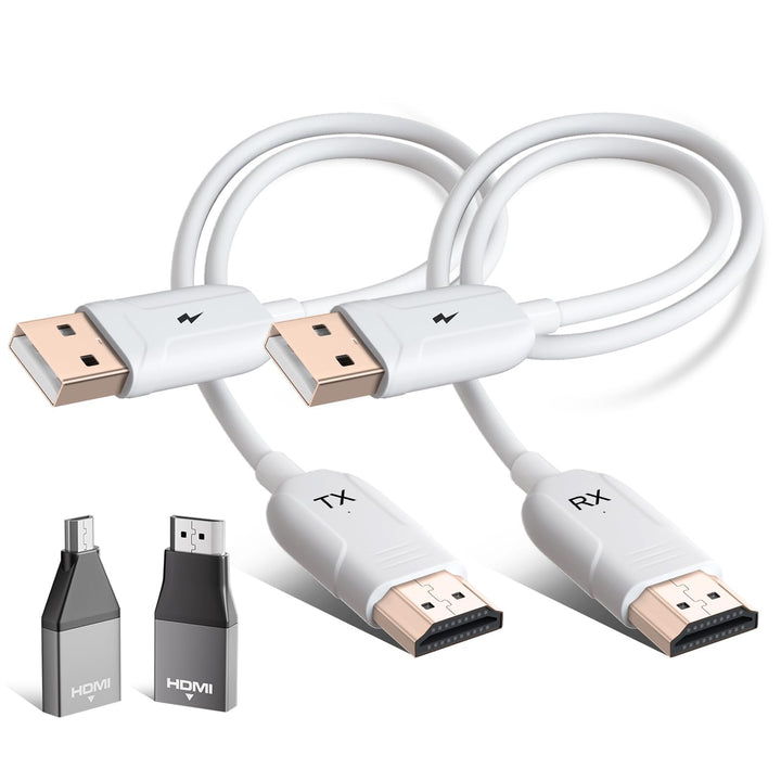 Wireless HDMI Transmitter and Receiver, 5.8G Kabellos Funkübertragung 4K Dekodierung, HDMI Wireless