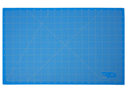 Schneidematte Blau 100x150cm 3-lagig Schneidematte XXL selbstheilend - Bastelunterlage - Schneideunt