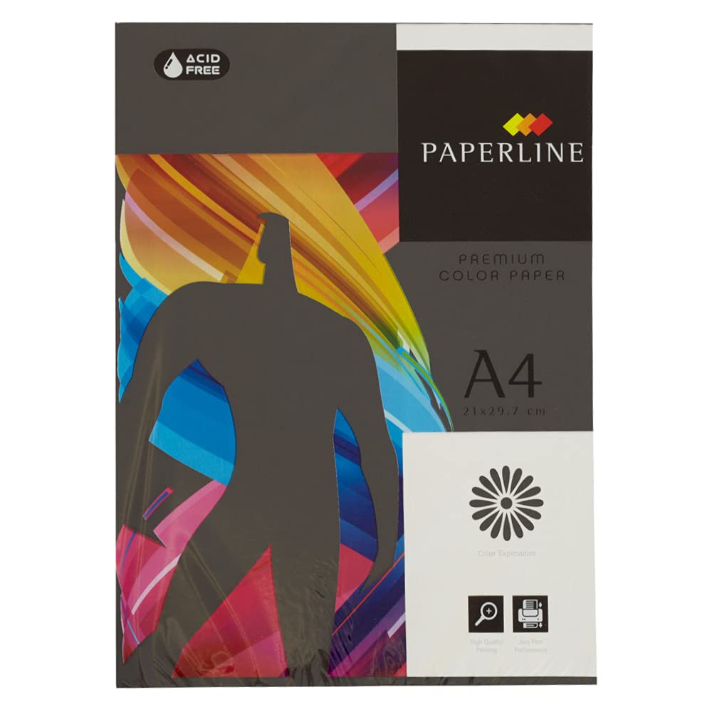 OFITURIA FAB-16970 Pack 500 Hojas Color Negro Tamaño A4 80g Nero, Nero