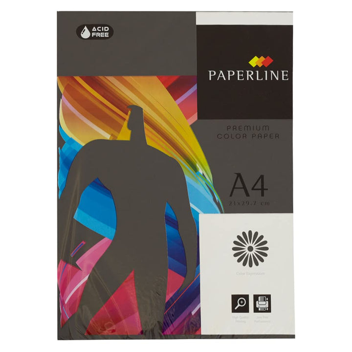 OFITURIA FAB-16970 Pack 500 Hojas Color Negro Tamaño A4 80g Nero, Nero