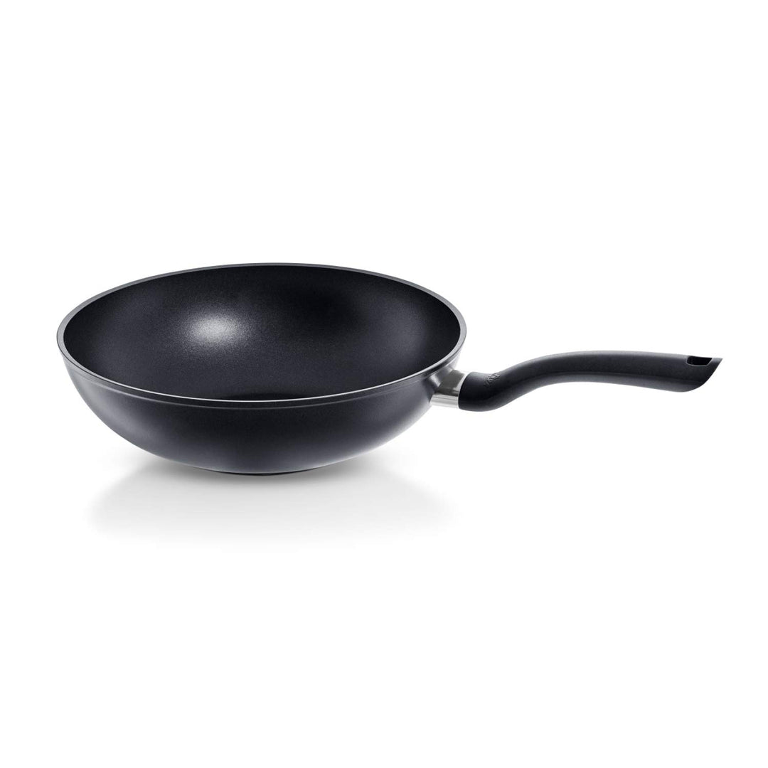 Fissler Cenit / Aluminium-Wok, Asia-Pfanne (Ø 28 cm) beschichtet, antihaftend, hoher Rand - Induktio