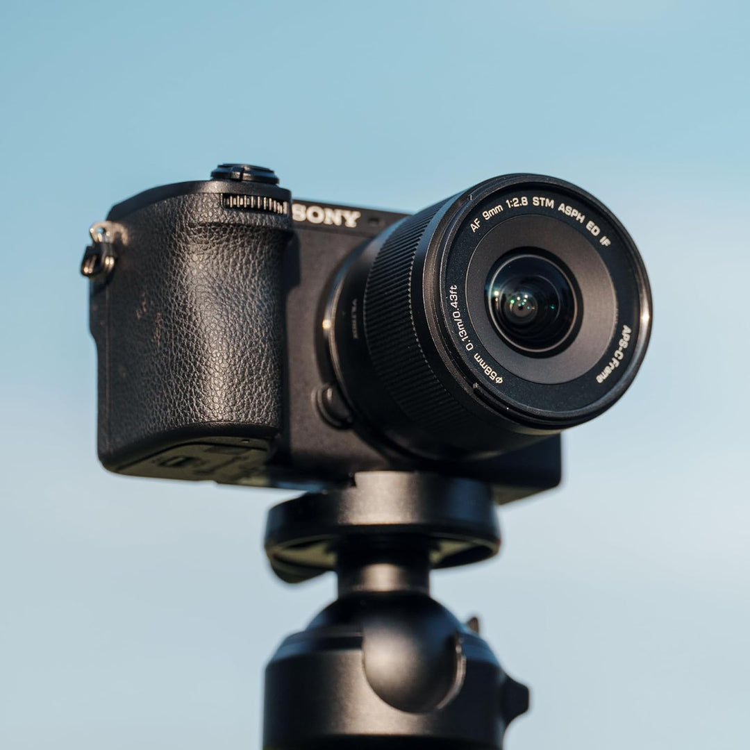 VILTROX 9 mm F2.8 E Objektiv für Sony E, Autofokus Weitwinkel APS-C Prime Objektiv, kompatibel mit S