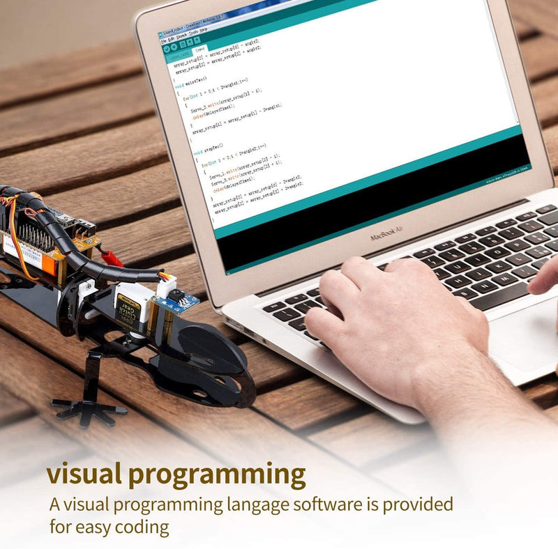 SunFounder Robot Kit Compatible with Arduino DIY Lizard for Beginners STEM Education with IR Receive