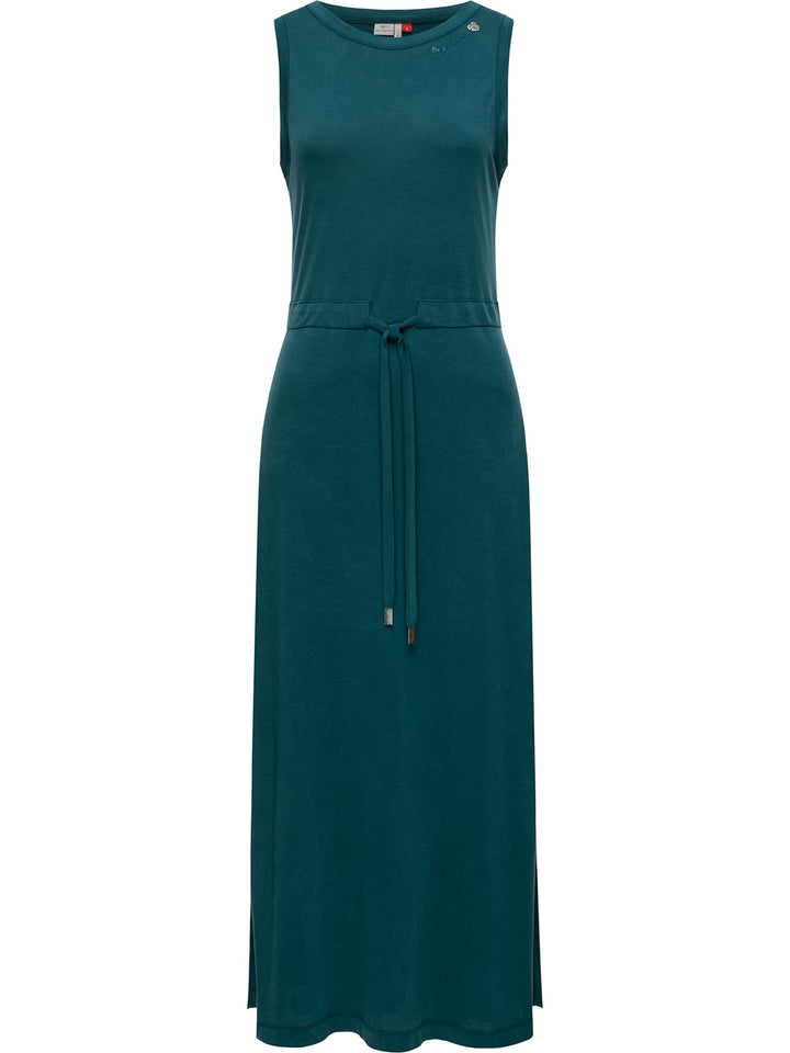 Ragwear Damen Kleid Sommerkleid langes Maxikleid Giggi XS-XXL XL Extra Tall Dark Green, XL Extra Tal