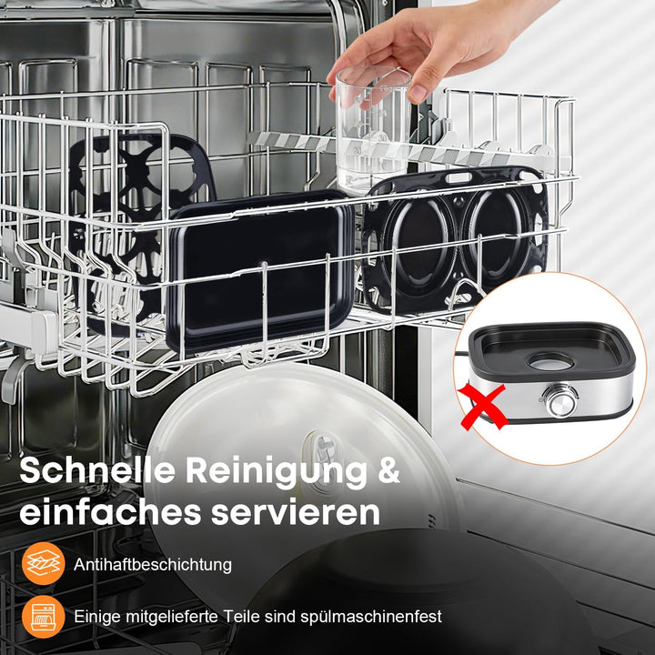 Eierkocher 6 Eier Kocht Alle Drei Garstufen [weich|mittel|hart] | Akustisches Signal, BPA-freiem Egg