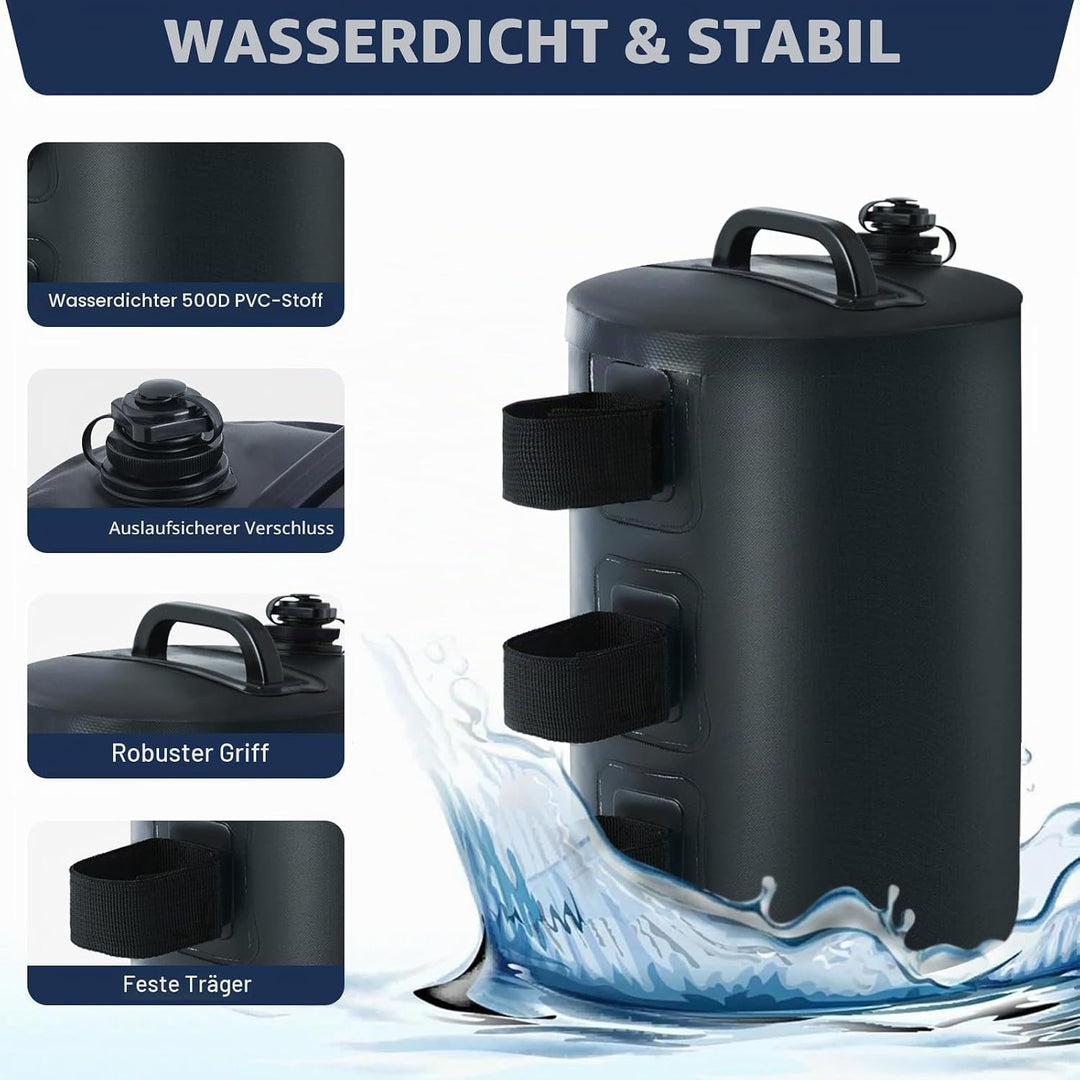 MASTERCANOPY 4er Set Wassergewichtstaschen Sandsäcke Gewichtstaschen Beingewichte Beschwerer für Pav