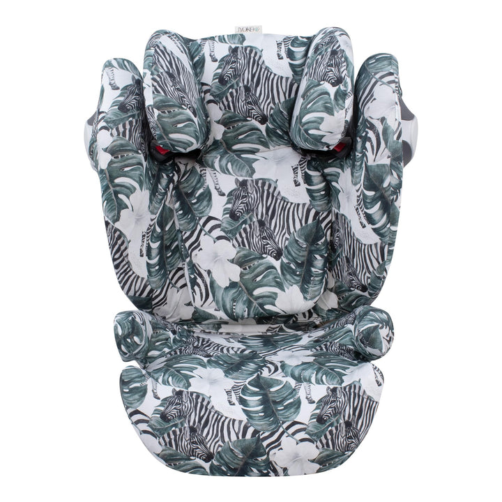 JYOKO KIDS Bezug für Autositz Kompatibel mit Cybex Solution M und Pallas B - Fix (ZEBRA), ZEBRA