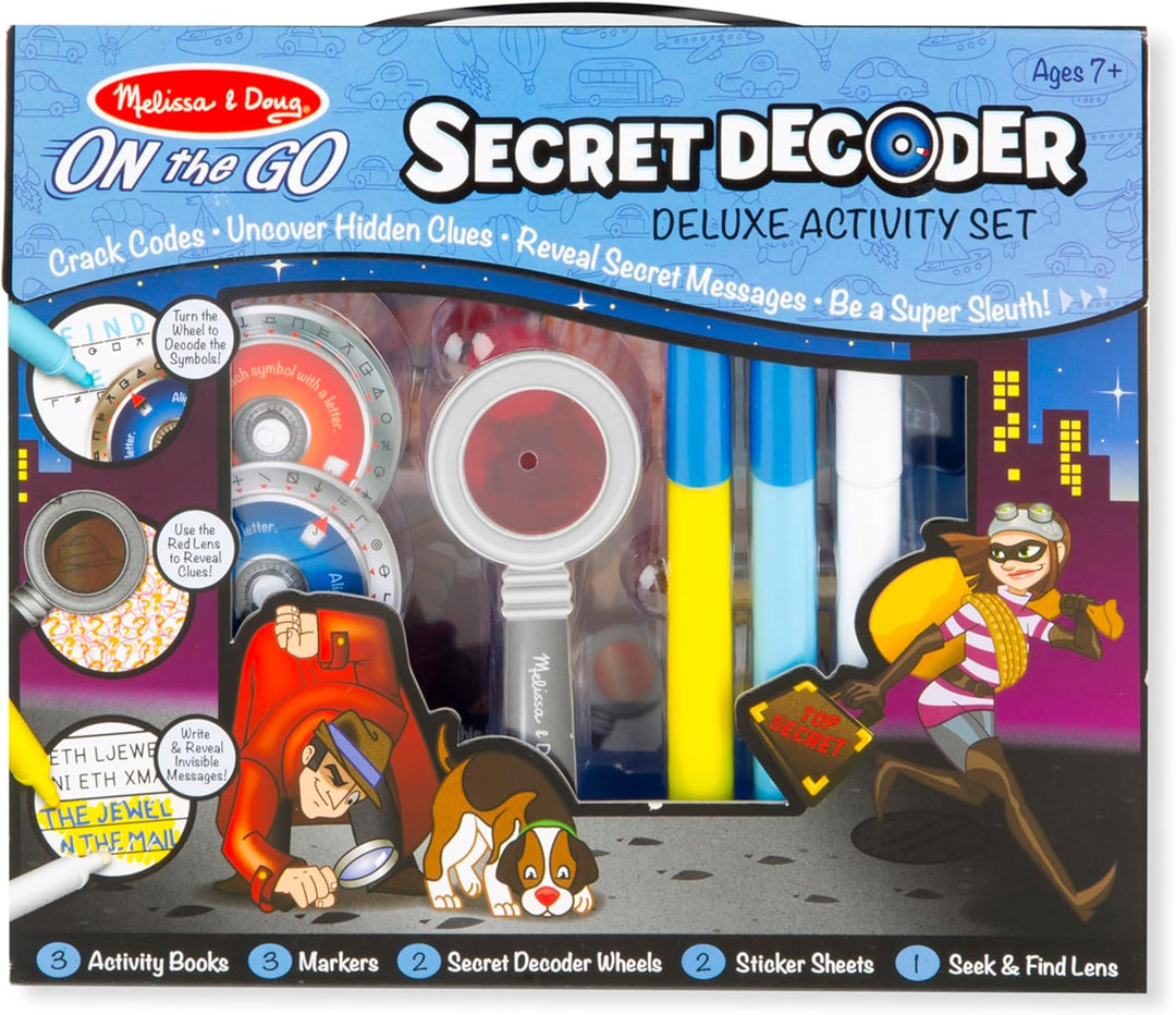 Melissa & Doug On The GO Secret Decoder Deluxe Activity Set Toy