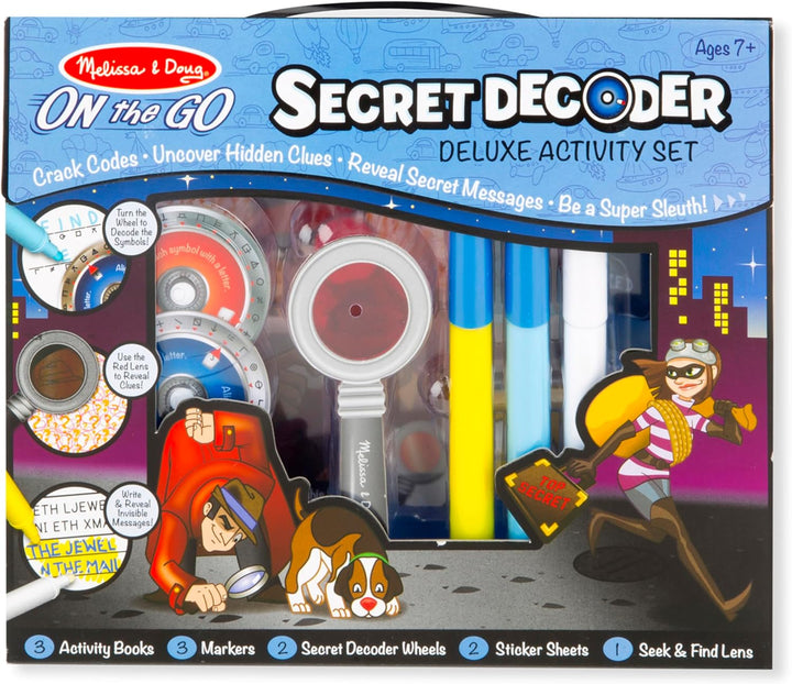 Melissa & Doug On The GO Secret Decoder Deluxe Activity Set Toy