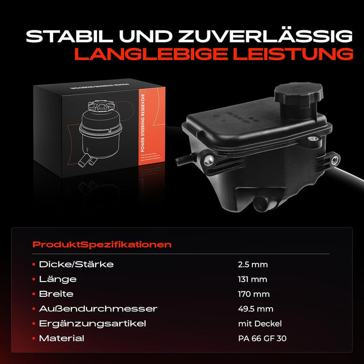 Frankberg Ausgleichsbehälter Hydrauliköl-Servolenkung für E-Klasse C207 W212 C-Klasse W204 SLK R172