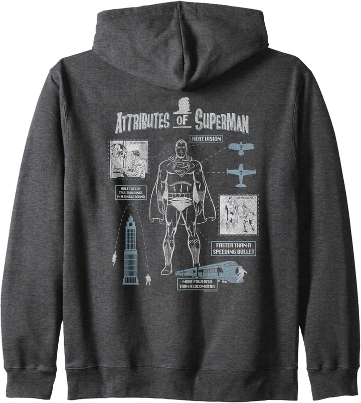 Superman Super Diagram Kapuzenjacke