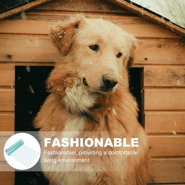 Angoily Transparente Hundeklappen Ersatzklappe aus Kunststoff Vinyl Zuschneidbar Wärmeisolierend für