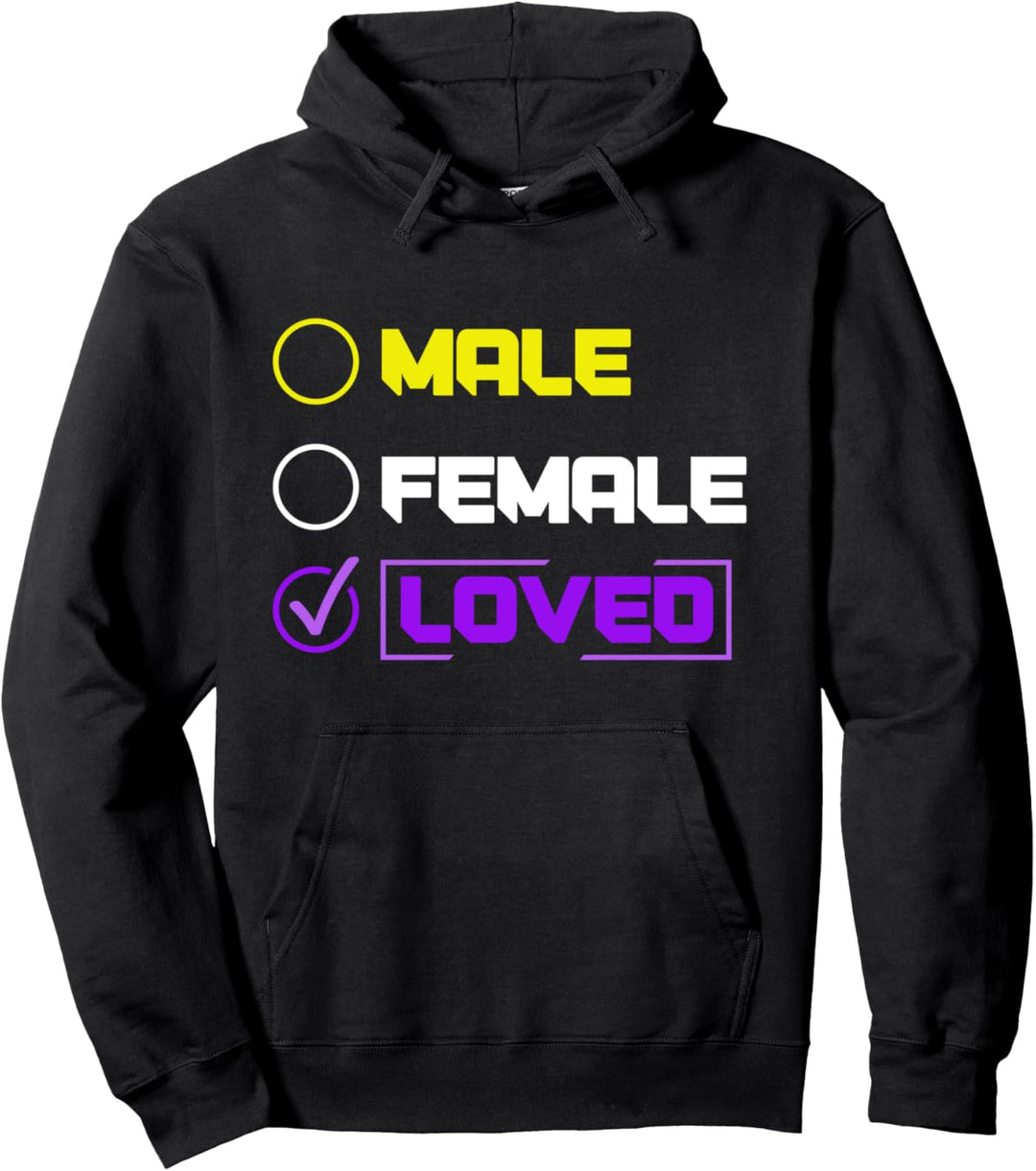 Queer LGBTQ Gay Pride Genderfluid Geschenk Nicht Binär Pullover Hoodie