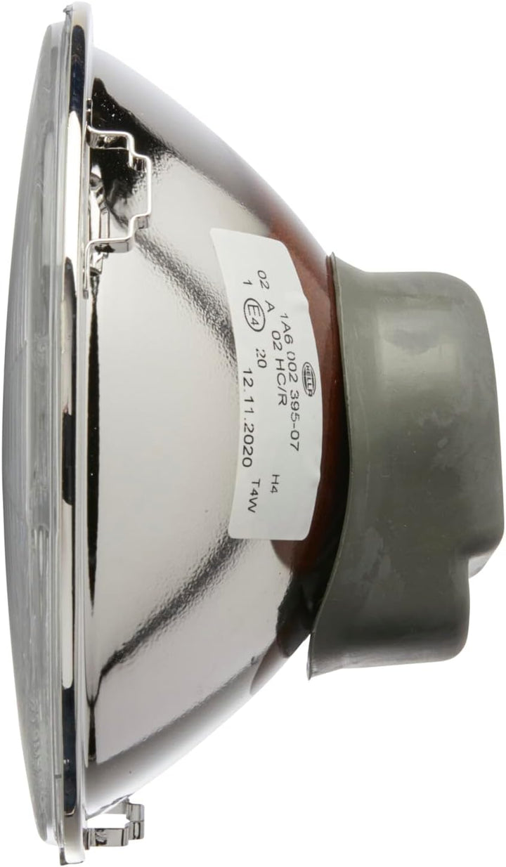 HELLA - Halogen-Scheinwerfereinsatz, Hauptscheinwerfer - 12V - Referenzzahl: 20 - Einbau - gewölbte
