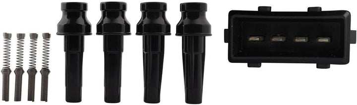 HELLA 5DA 193 175-451 Zündspule - 12V - 4-polig - Blockzündspule - geschraubt