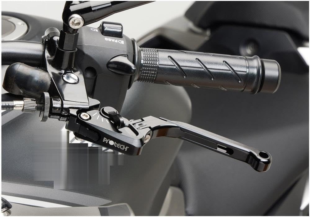PROTECH Kupplungshebel RACE schwarz kompatibel mit KAWASAKI ER-6f Bj. 2006-2008