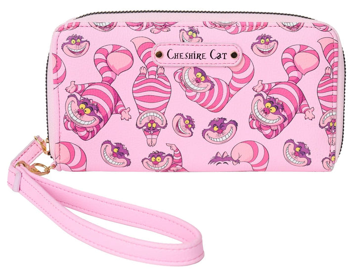 Disney Geldbörse mit Handgelenk, Mickey Minnie Mouse, Winnie Pooh, Reissverschluss, Clutch, Kunstled