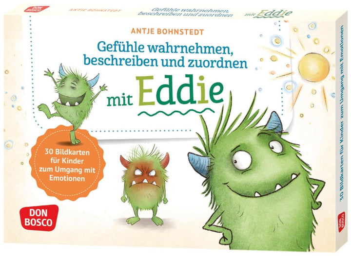 Gefühle wahrnehmen, beschreiben und zuordnen mit Eddie: 30 Bildkarten zum Umgang mit Emotionen. Gefü