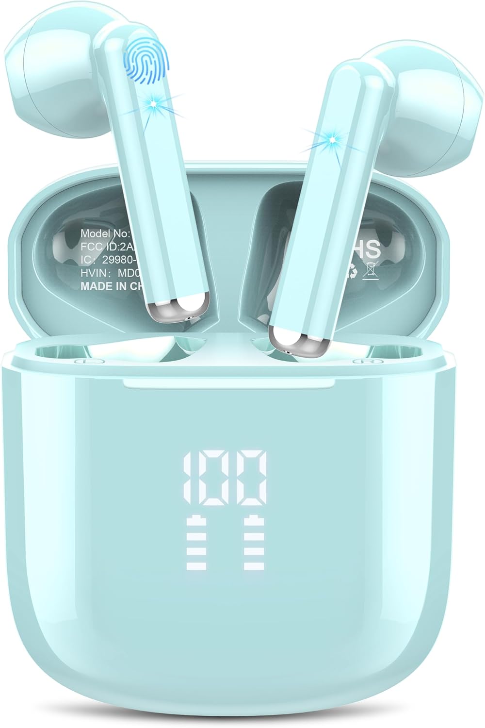 OYIB Bluetooth 5.3 Kopfhörer In Ear, 2023 Neue Bluetooth 5.3 Kabellos Kopfhörer mit 4 ENC Mikro, Imm