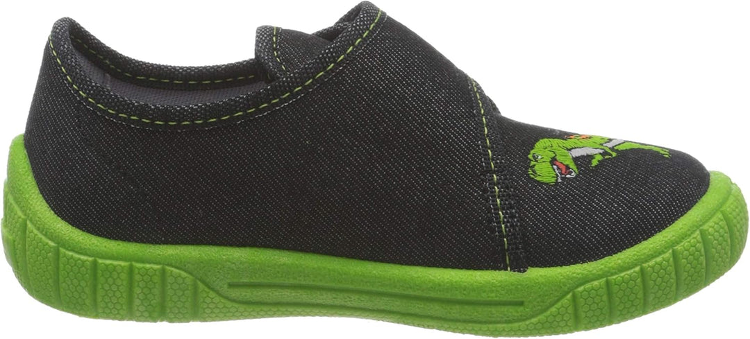 superfit Jungen Bill Flache Hausschuhe 36 EU Schwarz 0010, 36 EU Schwarz 0010