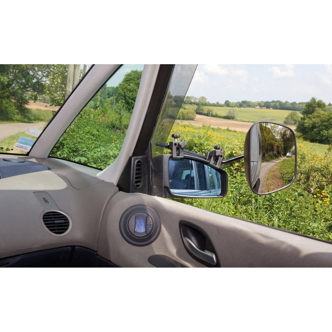 Milenco Universalspiegel Grand Aero Mirror XXL Convex, 2er-Set inkl. Spiegeltasche