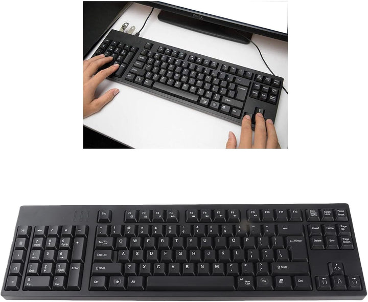 Yctze 109-Tasten-Nummernblock-Tastatur Links, Linkshändige Tastatur mit Ergonomischem Layout, Micro-