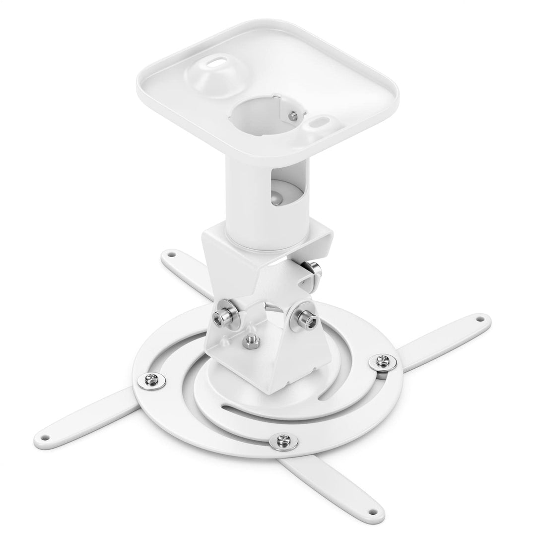 deleyCON Universal Beamer Projektor Deckenhalterung +-25° Neigbar - 360° Schwenkbar - bis 15Kg - Dec