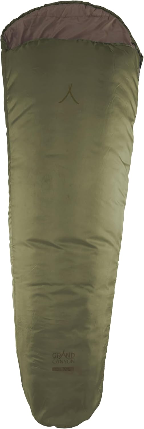 GRAND CANYON Schlafsack Whistler 190 Mumien-Schlafsack – Ultraleichter Sommerschlafsack mit Rundum-R