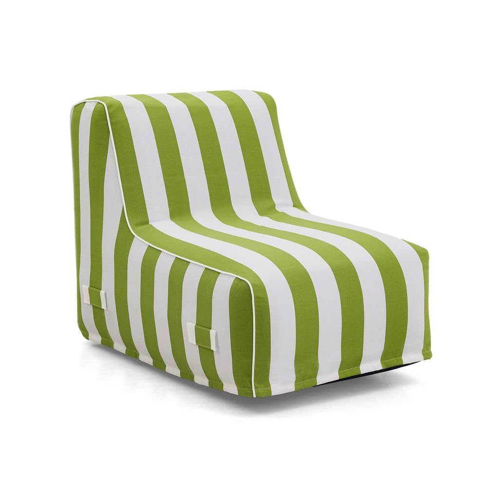 Aufblasbarer Sessel mit Fusspumpe, Luftsofa für Garten, Balkon &amp; Terrasse | Wasserfestes Outdoor Sof