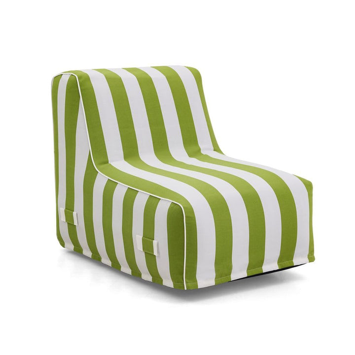 Aufblasbarer Sessel mit Fusspumpe, Luftsofa für Garten, Balkon &amp; Terrasse | Wasserfestes Outdoor Sof