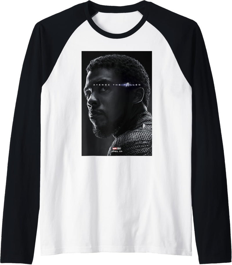 Marvel Avengers: Endgame Black Panther Avenge The Fallen Raglan