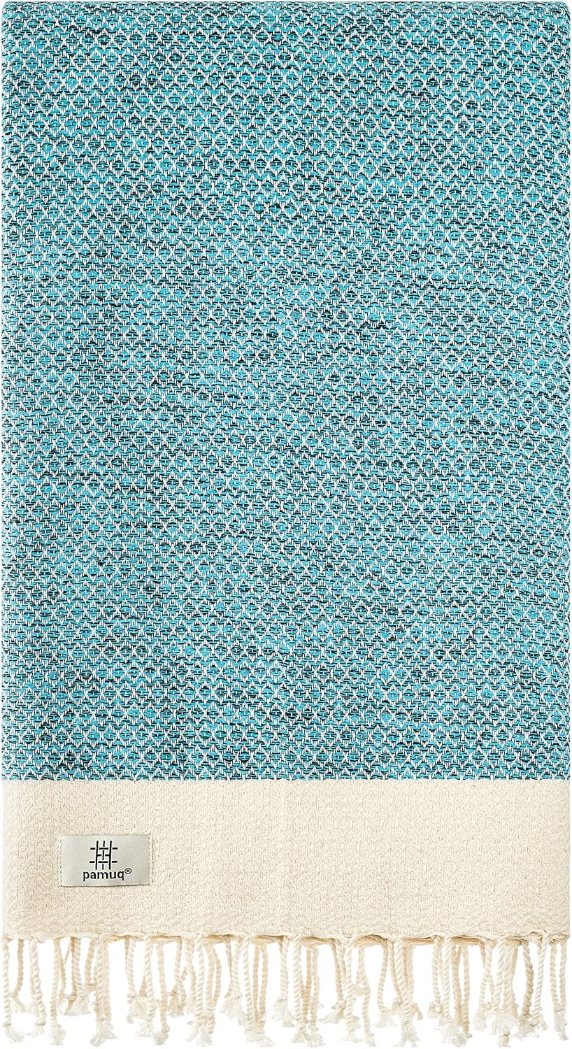 Strandtuch XXL Saunatuch Badetuch Hamamtuch Gross Baumwolle Duschtuch Pestemal Handtuch Fouta Pareo