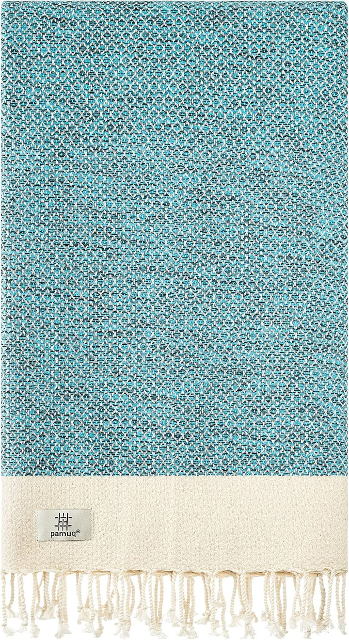 Strandtuch XXL Saunatuch Badetuch Hamamtuch Gross Baumwolle Duschtuch Pestemal Handtuch Fouta Pareo