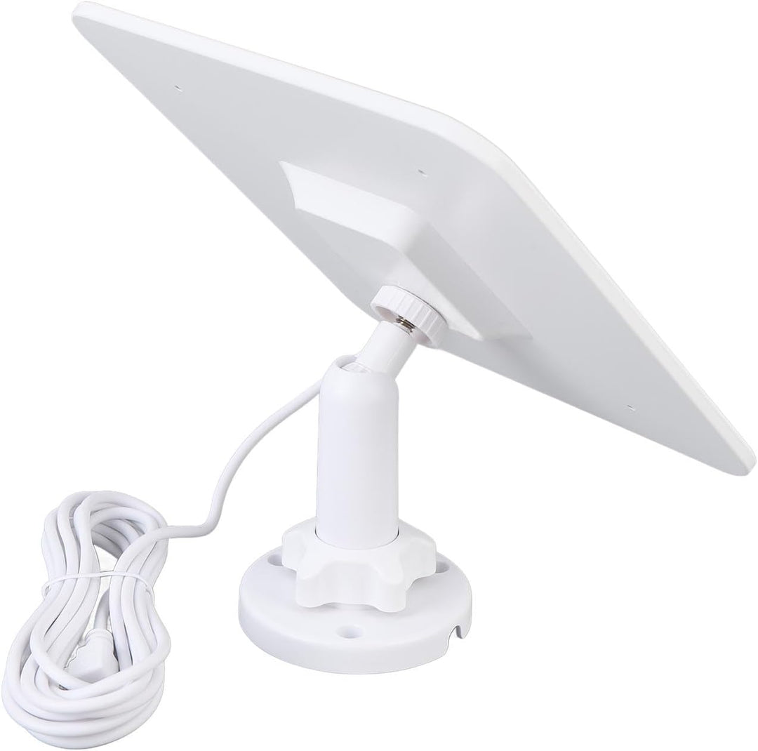 Solarpanel Ladegerät, 12W Solarpanel, mit USB C Anschluss, 9,8 Fuss Langes Kabel, 360 Grad Einstellb
