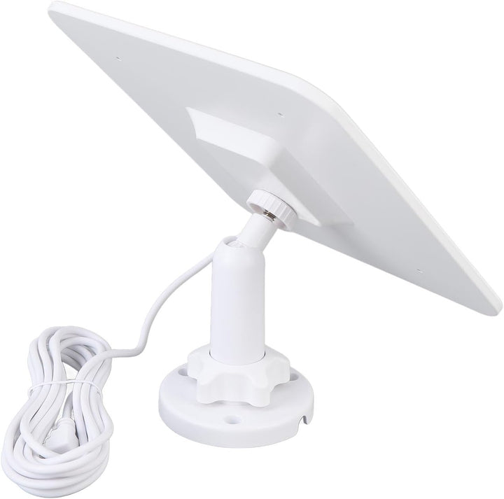 Solarpanel Ladegerät, 12W Solarpanel, mit USB C Anschluss, 9,8 Fuss Langes Kabel, 360 Grad Einstellb