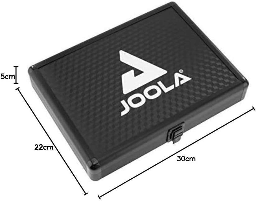 JOOLA Tischtennis-Hülle Alukoffer Schwarz Single, Schwarz Single