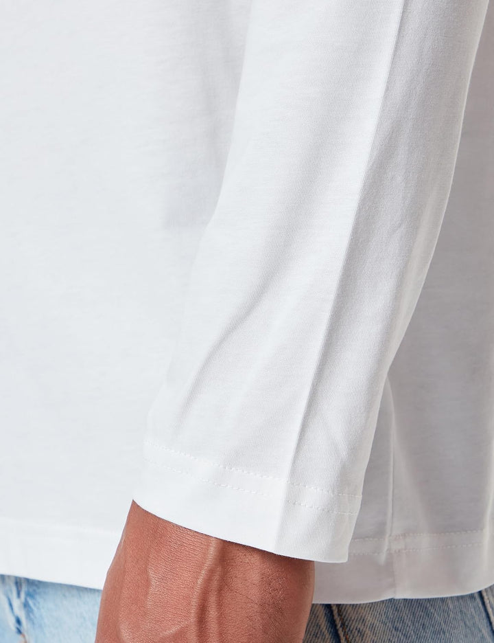 GANT Herren Reg Shield Ls T-Shirt S Eggshell, S Eggshell