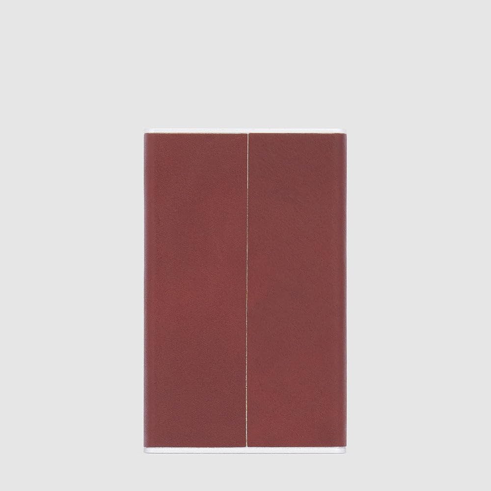 Piquadro Black Square - Kreditkartenetui 5cc 10 cm Brown, Brown