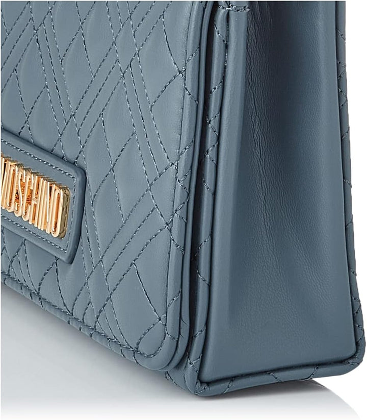 Love Moschino Damen Jc4000pp1fla0 Umhngetasche Denimblau, Denimblau